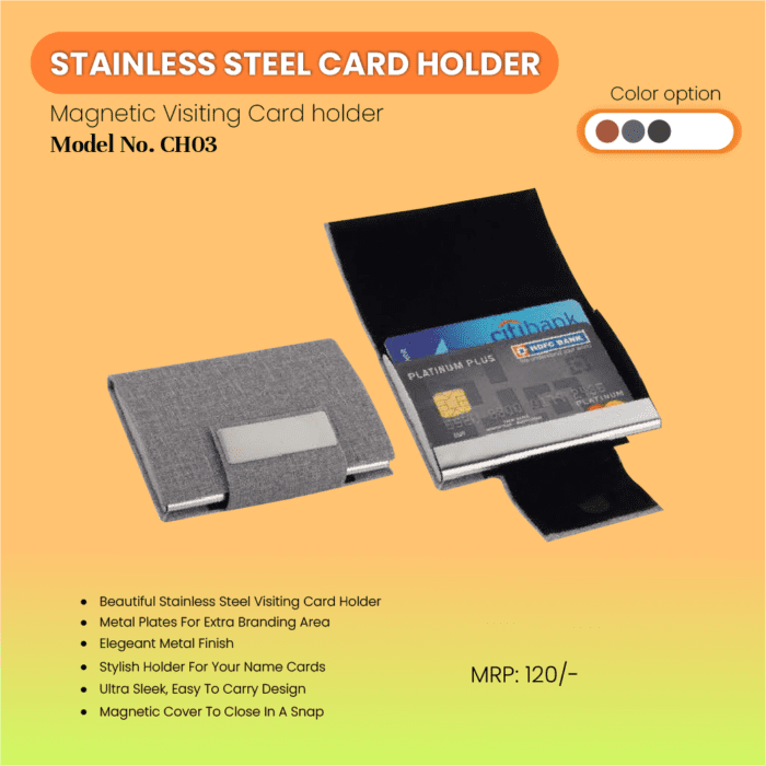 Ultimate Defender Magnetic Visiting Card Holder-CH03