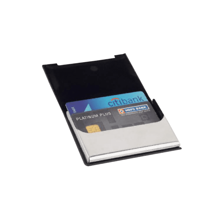 Refined Magnetic Steel Card Holder - CH10
