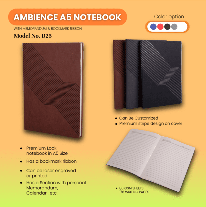 Ambience A5 notebook