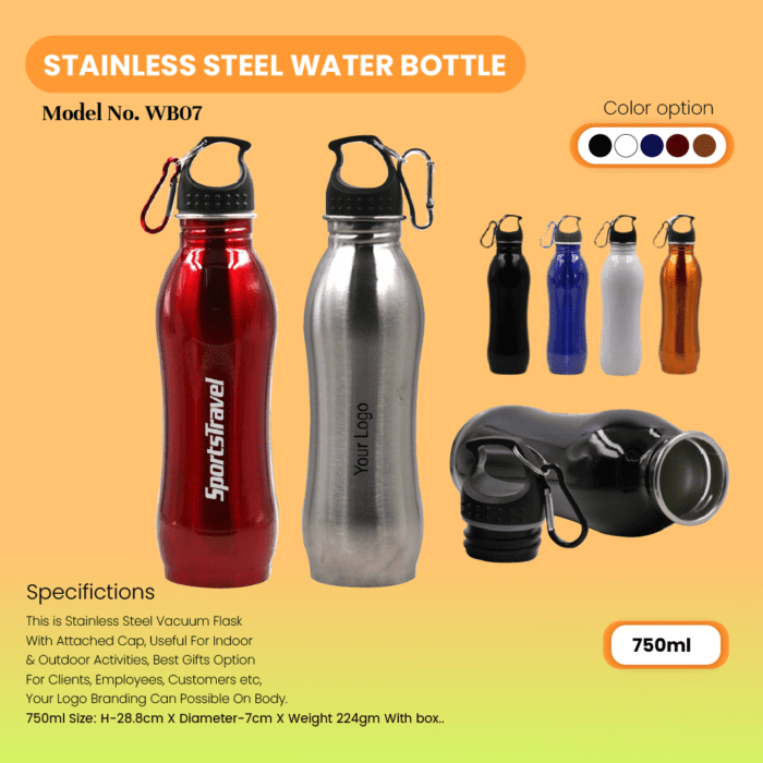 Stainless Steel Water Bottle 750ml