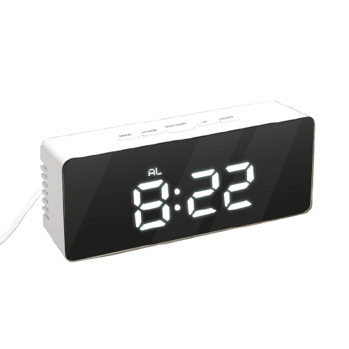 Mirror Finish Table Clock