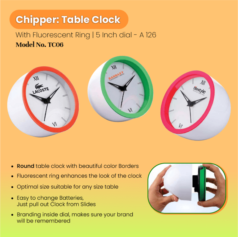 Chipper Table Clock