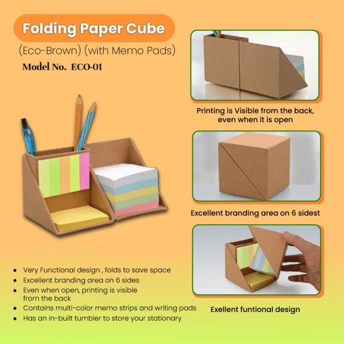 Folding paper-cube