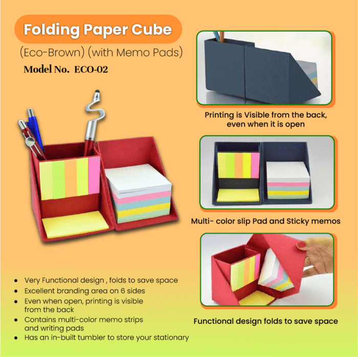 Folding paper-cube