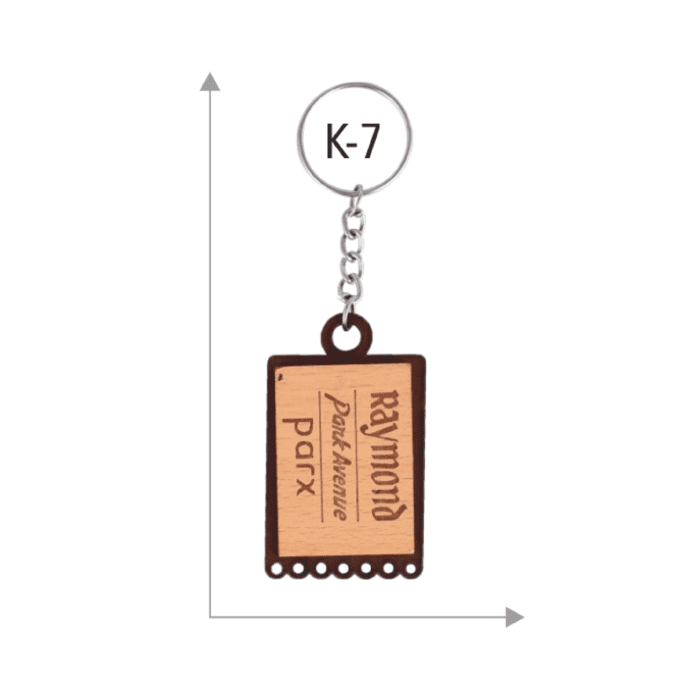 Wooden Keychain With Name
