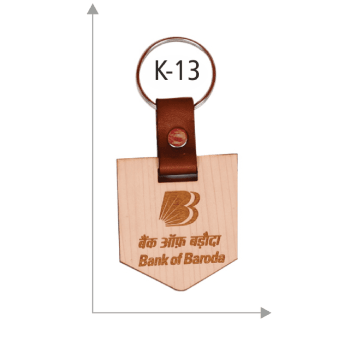 Personalized Wooden Keychain