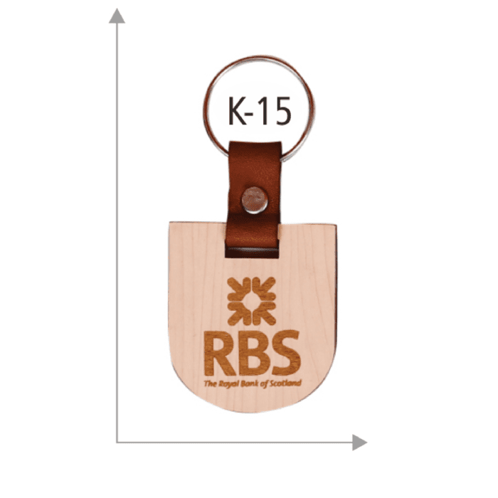 Personalized Wooden Keychain
