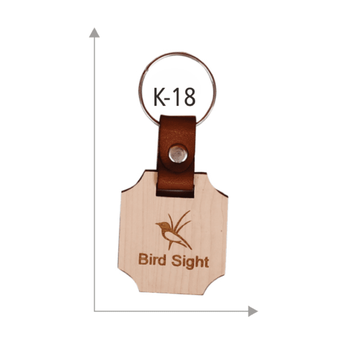 Personalized Wooden Keychain