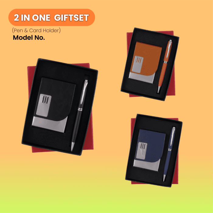 2 in One Giftset Pen & Card Holder