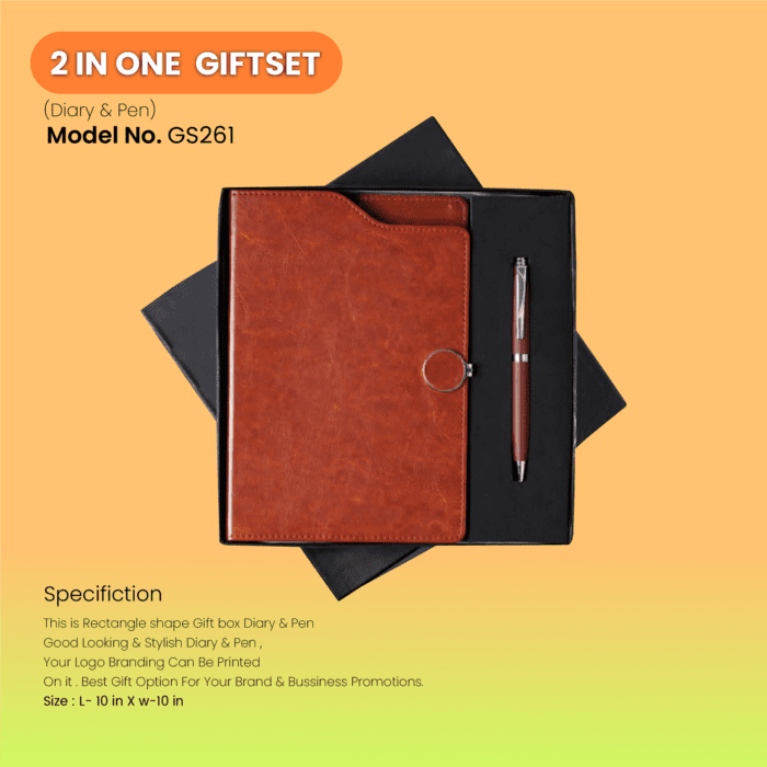 2-In-One Gift Set With Diary & Pen