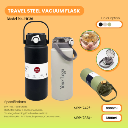 Travel Steel Vacuum Flask