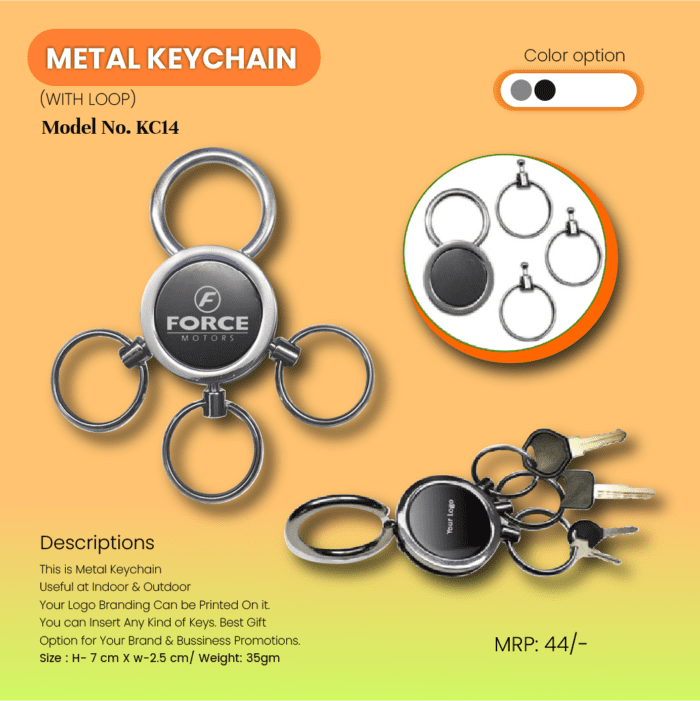 Distinctive Designs: Metal Keychains for Professionals