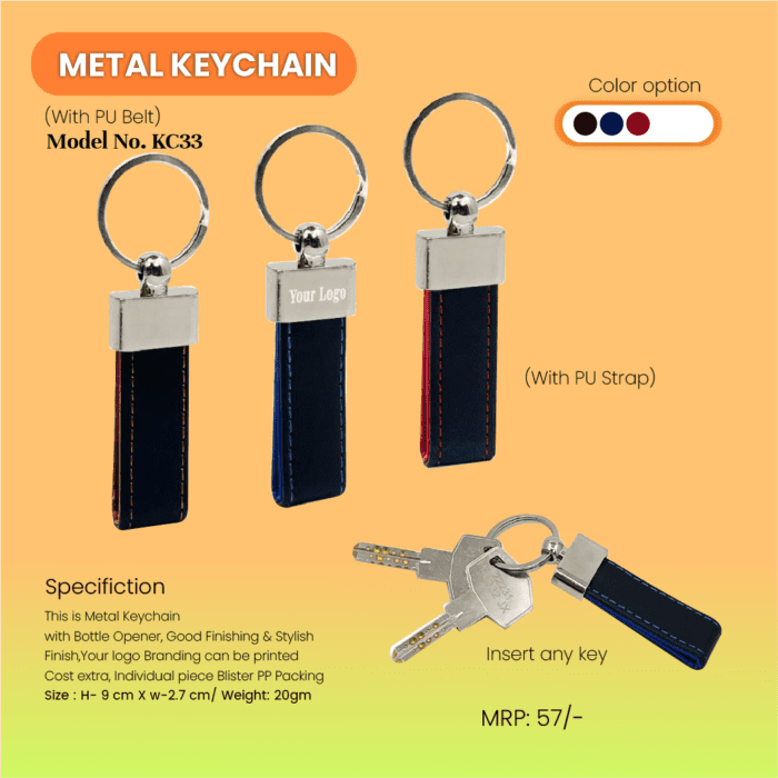 Steel Statements: Custom Metal Keychains