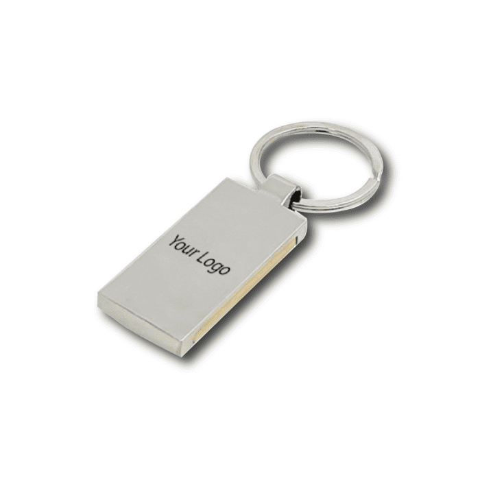 Personalized Wooden Metal Keychains-KC16