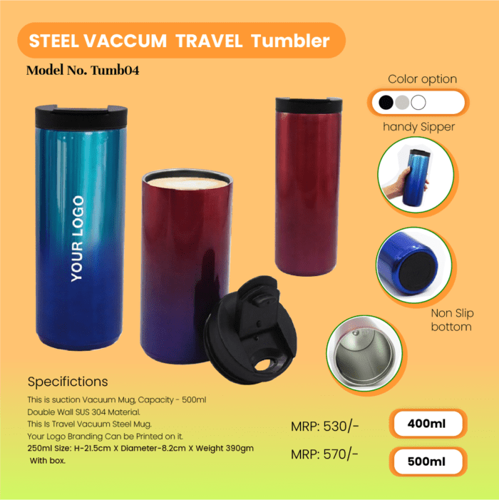 Ultimate Hot & Cold Steel Vacuum Tumbler-TUMB04