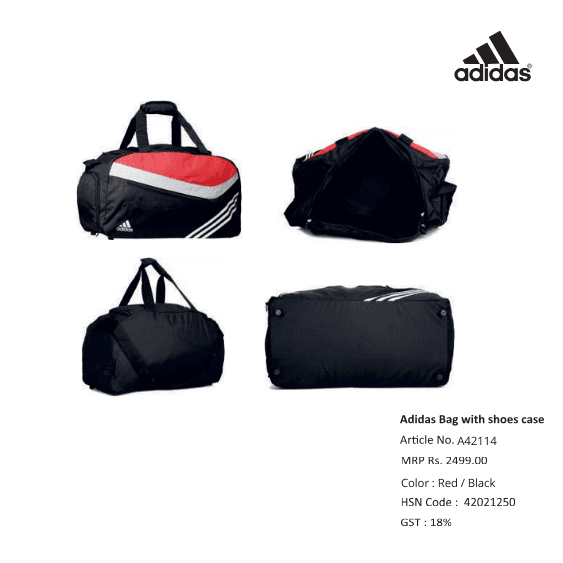 Adidas Bag With Shoes Case