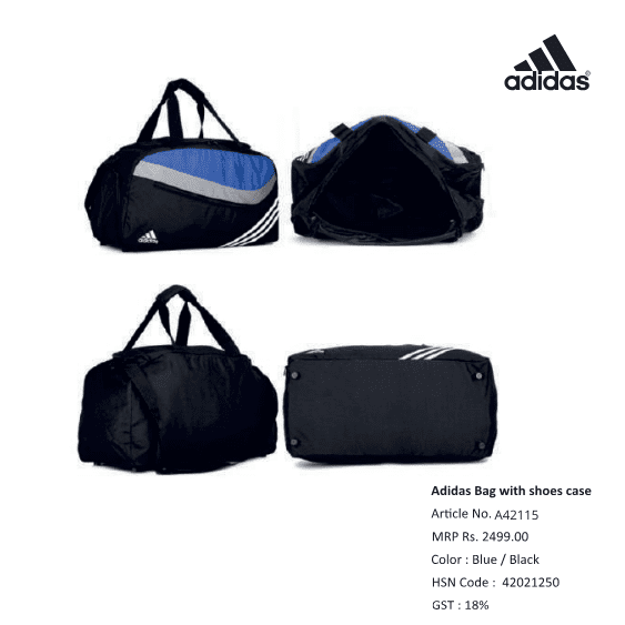 Stylish Functionality: Adidas Bag With Shoes Case