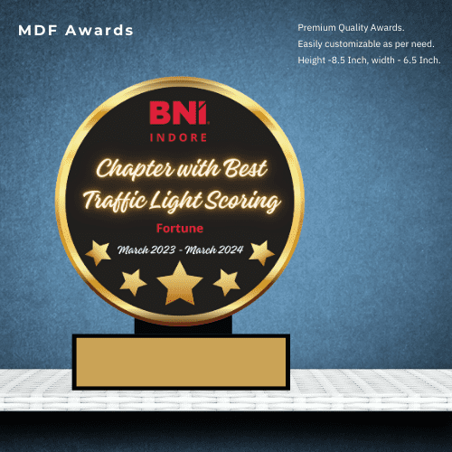 MDF Award - Round Shape Design 6.5 Inch