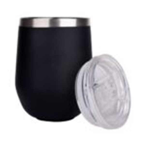 300ml Black Matte Finished Stainless Steel Kulhad Mug