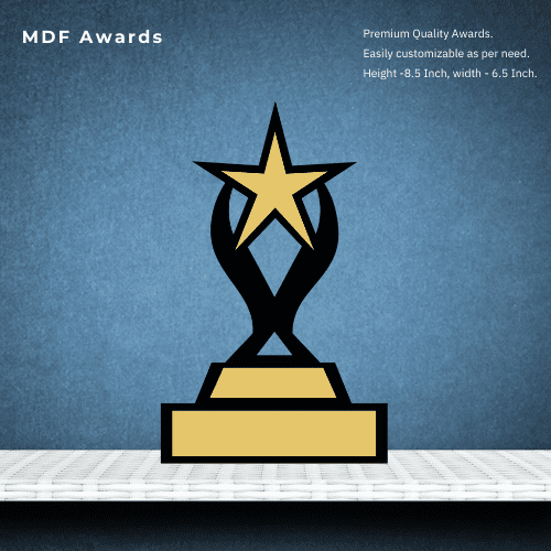MDF Awards-Star Icon Trophy 8.5Inch