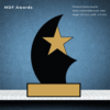 MDF Award Custom Wooden Star Trophy 8.5 Inch