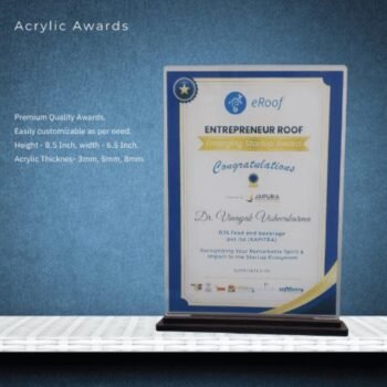 Acrylic Award Entrepreneur Roof Award – 6.5...