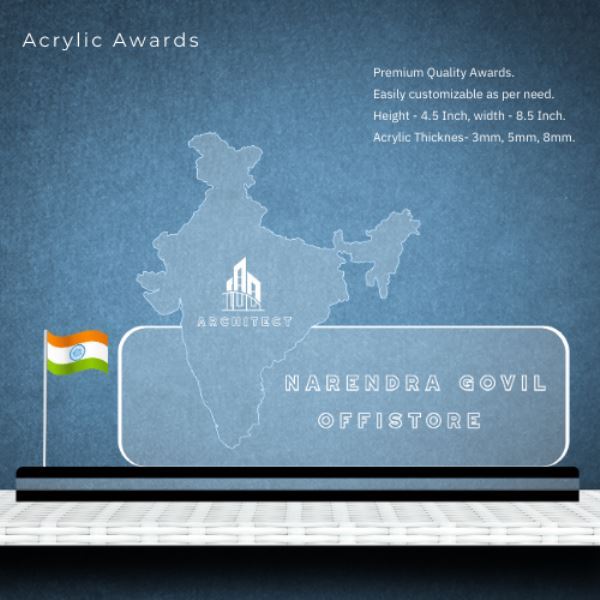 Acrylic Award Premium India Design