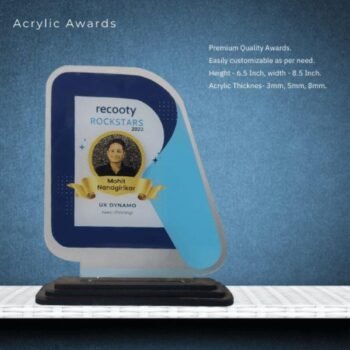 Acrylic Award Rockstar Rookie Award – 8.5...