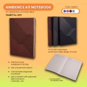 Ambience A5 Notebook – Premium Corporate Gifting Notebook
