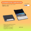 Refined Magnetic Steel Card Holder CH10