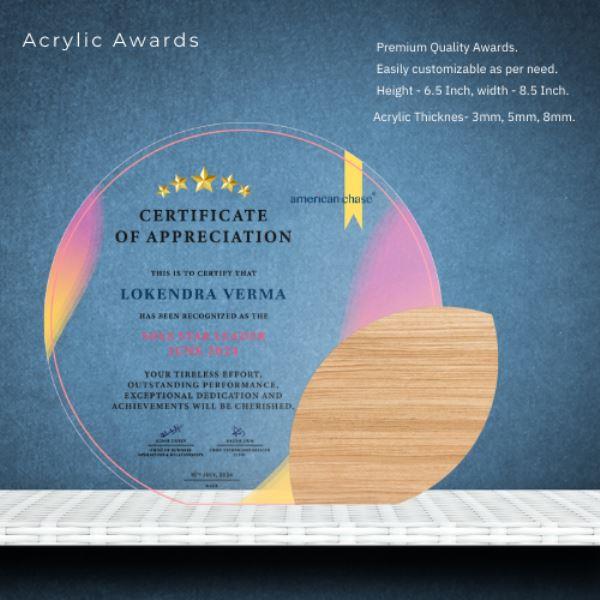 Certificate Award for Appreciation