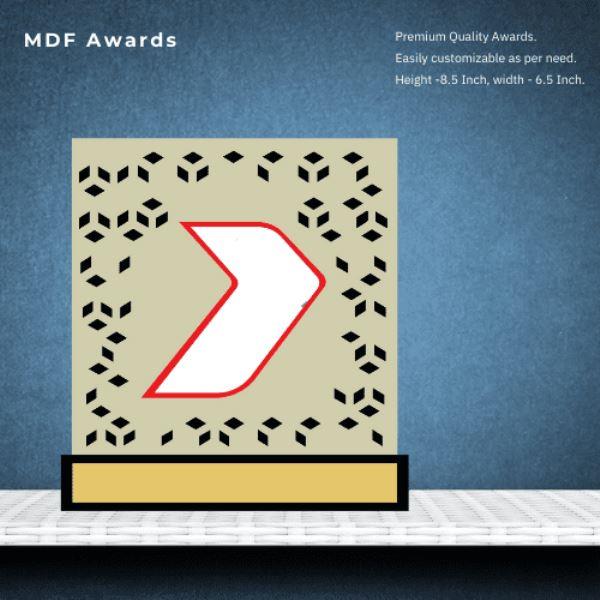 Custom MDF Award Square Shape Design