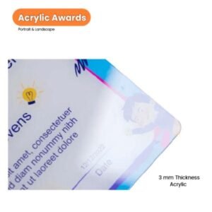 Customized Award Frame for Him and Her