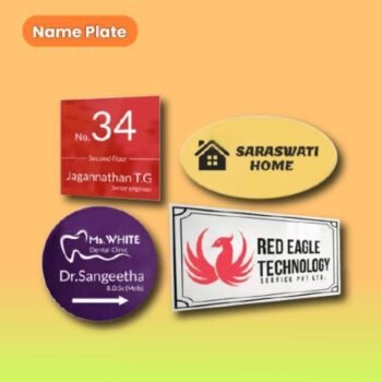 Customized Name Plates Printing