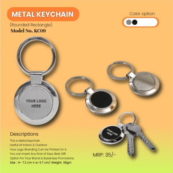 Executive Elegance Personalized Metal Keychains