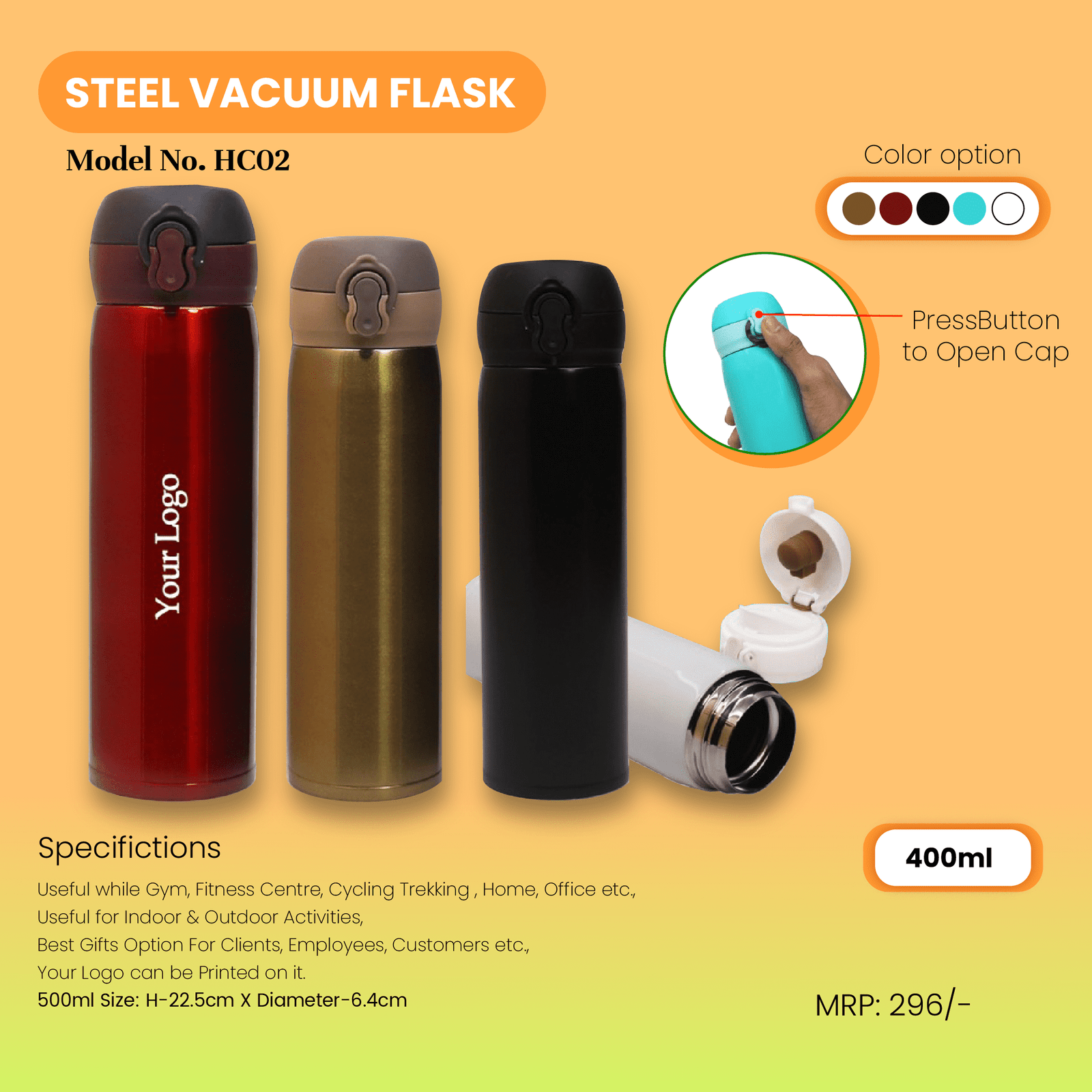 Steel Vacuum Flask