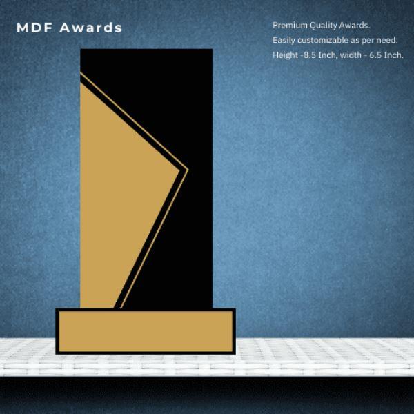 MDF Award Modern Elegant Design Trophy
