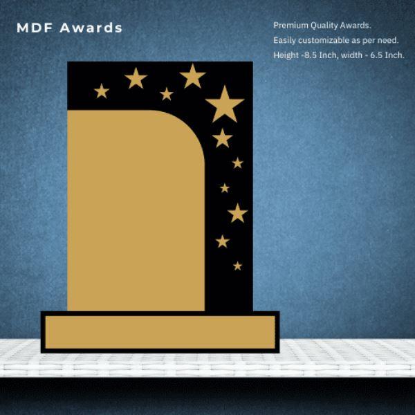 MDF Award Stylish Design Wooden Trophy
