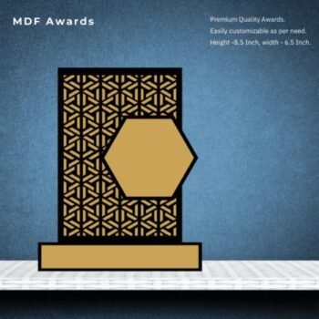 MDF Wood Award-Customizable Recognition Trophy for Achievements...