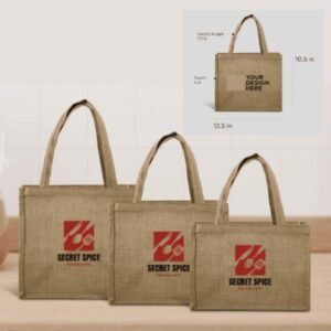 Medium Jute Shopping Bag 4 Inch