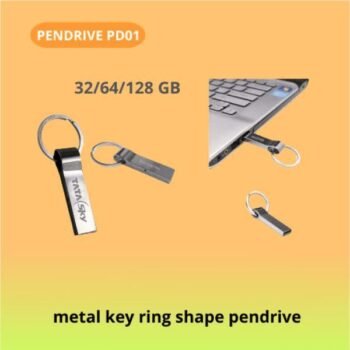 Metal Key Ring Shape Pen Drive 32GB