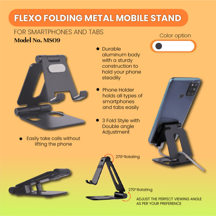 Flexo Folding Metal Mobile Stand