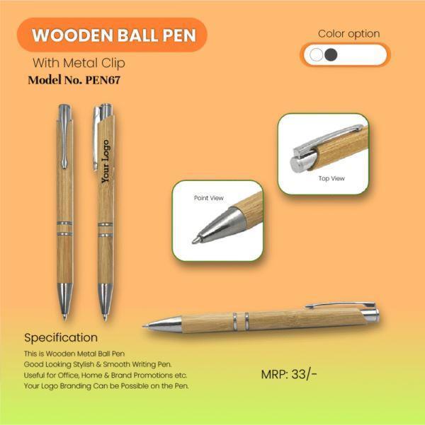 Natures Elegance Premium Metal Wood Pen