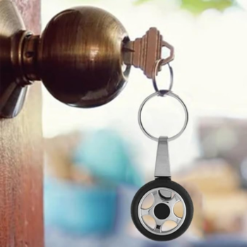 OS207 Tyre Wheel Shape Metal Keychain...