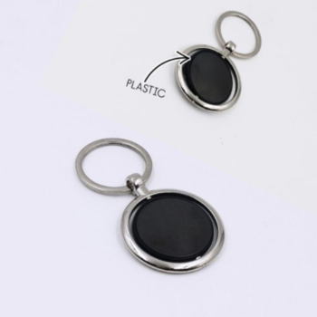 Premium Round Metal Keychain OS214