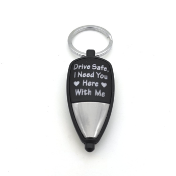 Drive Safe Metal Keychain OS217