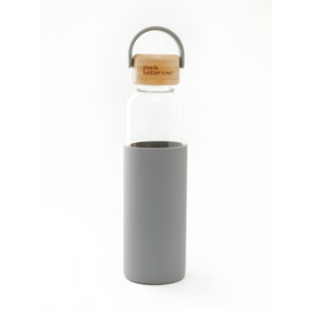 OS493 Eco-Friendly Glass Water Bottle with Bamboo Lid