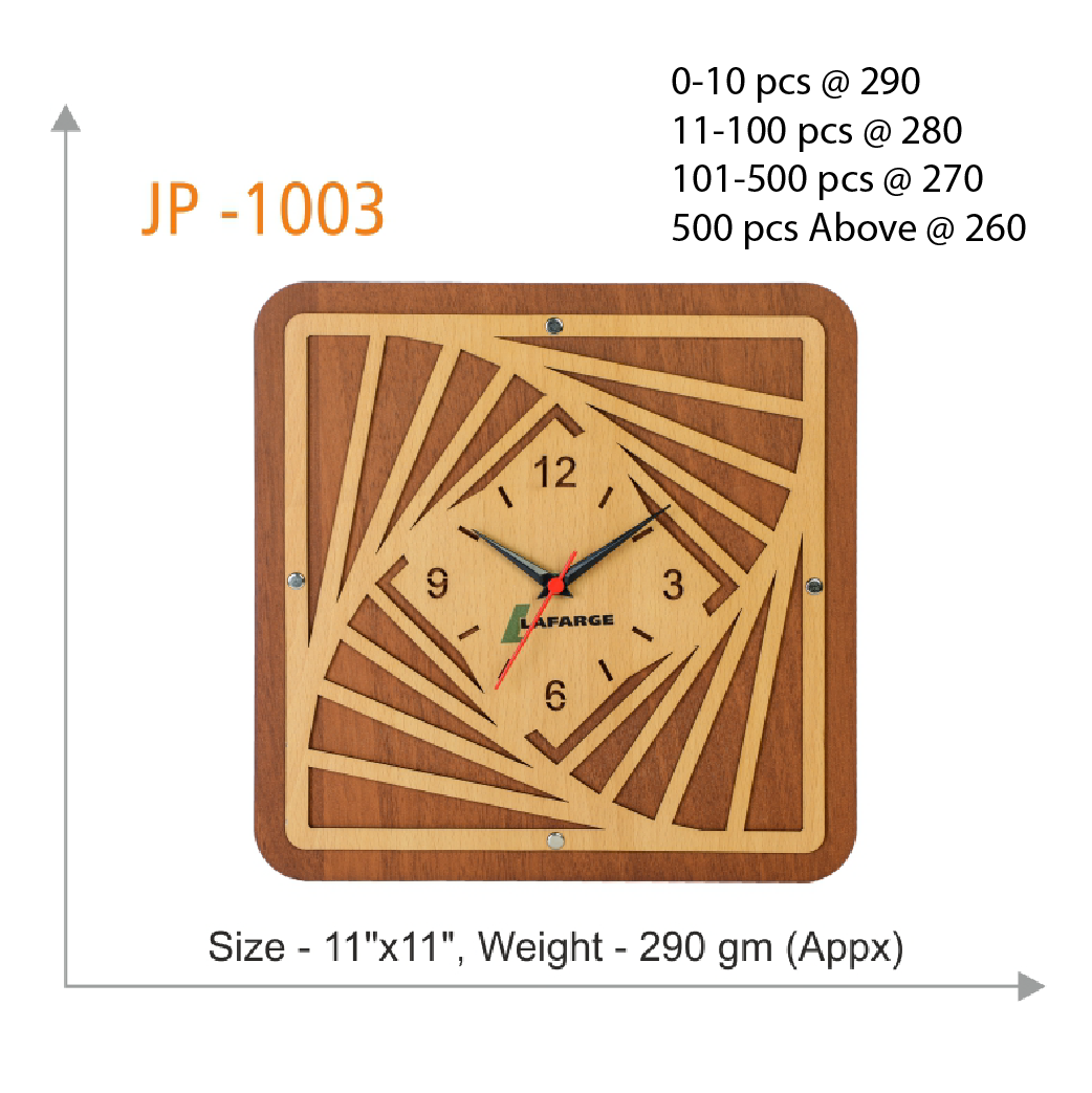 Custom Wooden Wall Clocks
