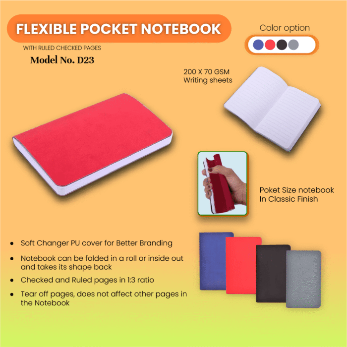 Flexible Pocket Notebook