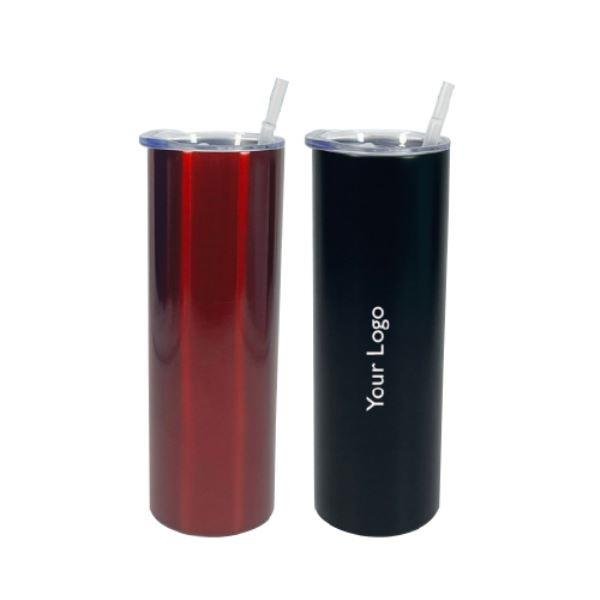 Personalized Steel Vacuum Tumbler With Straw